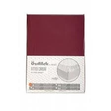 ÖZDİLEK ÇARŞAF FITTED YASTIKLI RANFORCE BORDO TRENDY 100*200 TEK KİŞİLİK