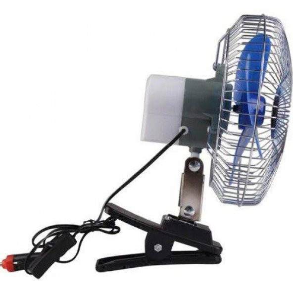 (12 Volt) Büyük Boy Oto Vantilatör Araç İçi Soğutucu Pervane 10 inç - 3
