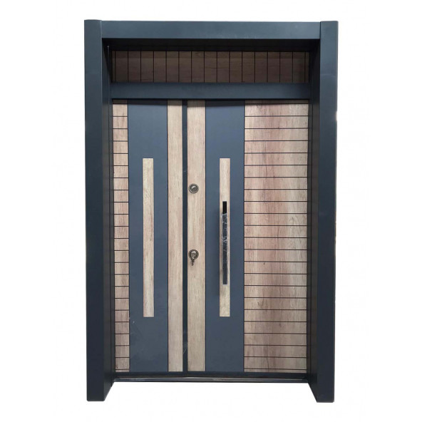 TEZ-0170 Statik Kasalı Düz Model Apartman Giriş Kapısı, Dış Mekan Kapısı, Villa Kapısı