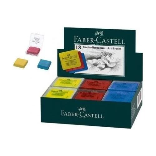 Faber Castell Hamur Silgi Renkli Plastik Kutulu 1 Adet - 2