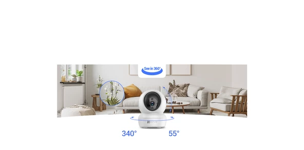 CS-H6C - 2MP 360° PT Hareketli Kamera - 3