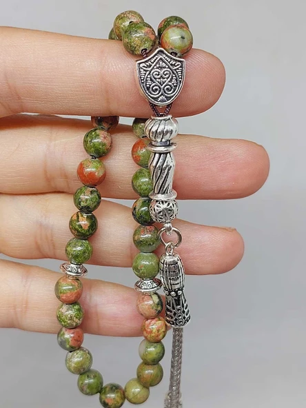 Unakit Taşı 33lük Tesbih 6mm (1850) - 2
