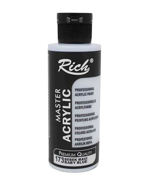Rich Master Akrilik Boya Bebek Mavi 120ml