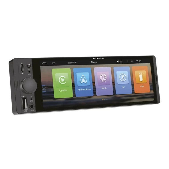 FOR-X X-320 6.36'' Double Carplay Android Auto Multimedya Teyp Geri Görüş Kamerası Hediyeli