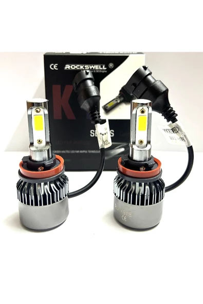 LED XENON K1 UYUMLU SERİSİ H8 H9 H11 8000 LUMEN 6000 KELVİN 12V