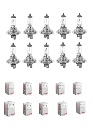 10 Adet H7 12v 55w Far Ampülü?? ,h7 Ampül,h7 Far Ampülü Standart Kutulu