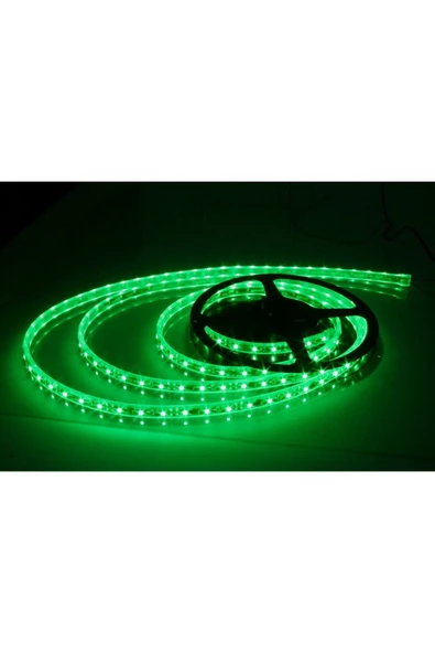 ŞERİT LED 5 MT. 24V. 3 ÇİPLİ DIŞ MEKAN YEŞİL