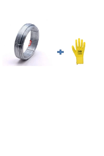 Turhan Çelik Turhan Paslanmaz Galvanizli Çit,bağlama Tel 2 Mm 100 Metre (eldiven Hediyeli )