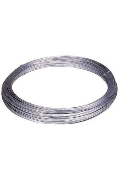 Turhan Çelik Paslanmaz Galvanizli Çit Gergi Teli 100 Metre 3.00 Mm (eldiven Hediyeli )