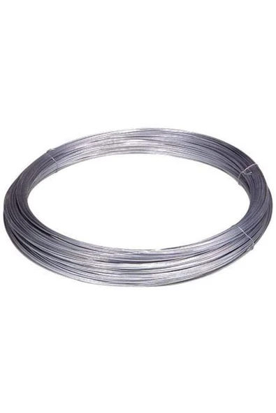 Turhanlar Çelik Turhan -paslanmaz Galvanizli Çit Gergi Teli 100 Metre 2.4 Mm ( Eldiven Hediyeli )