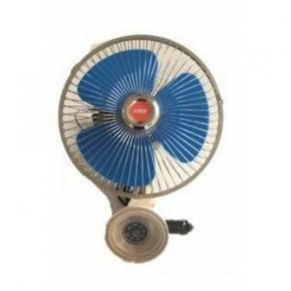 Araç İçi Oto Vantilatör Soğutucu Karavan otomobil 12 Volt 6 İnç 18 cm Vantuzlu