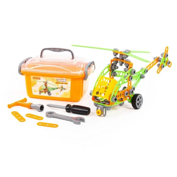 Polesie Mucit Tasarımcılar Helikopter Seti 129 Parça - 2