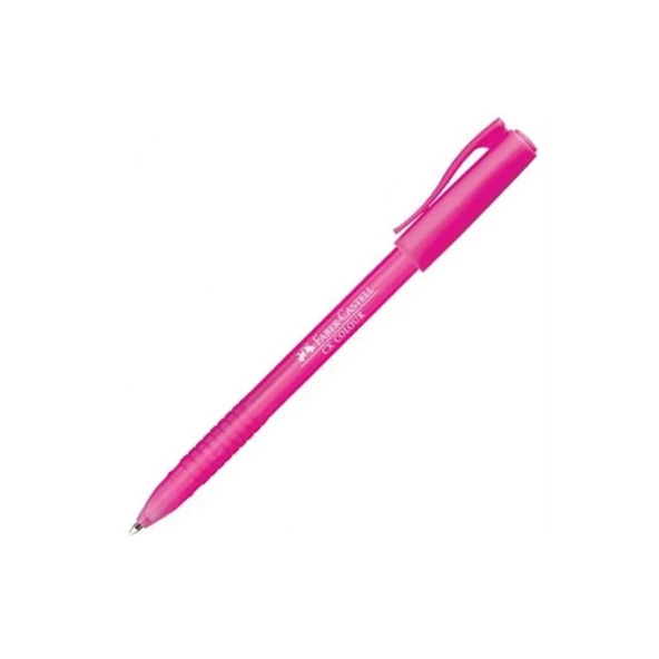 Faber Castell Tükenmez Kalem Renkli Pembe 5087247028000 Kmpy