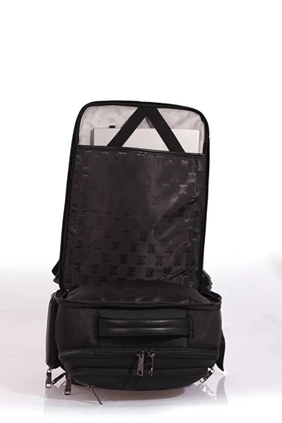 Pierre Cardin Laptop İş Sırt Çantası USB'li Siyah 01PC00302-SY - 4