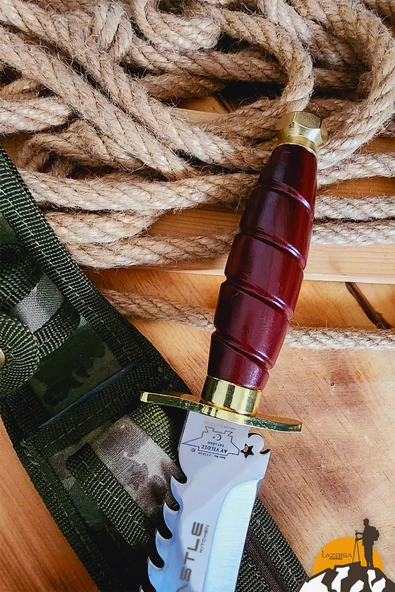 Kamando Outdoor Kamp Bıçağı Çakısı Kılıflı Piknik Bıçak Çakı Mutfak Bıçağı ( KMD-458 ) - 2