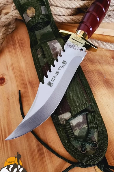 Kamando Outdoor Kamp Bıçağı Çakısı Kılıflı Piknik Bıçak Çakı Mutfak Bıçağı ( KMD-458 ) - 3