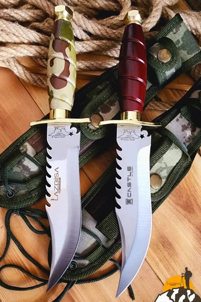 Kamando Outdoor Kamp Bıçağı Çakısı Kılıflı Piknik Bıçak Çakı Mutfak Bıçağı ( KMD-458 )