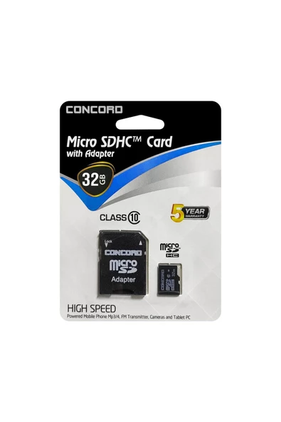 ZUHUDİ f37 c-m32 hafıza kartı micro sd 32gb class10