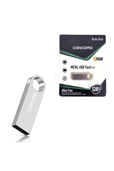 xmldünyası C-U128 Usb Flash Bellek Metal 3.0 Usb Ultra Flair 128GB