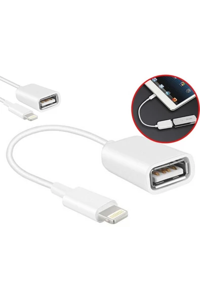 jetucuzal Concord Jh-0514 Iphone Lightning Usb Çevirici Apple Ipad Otg Dönüştürücü Adaptör