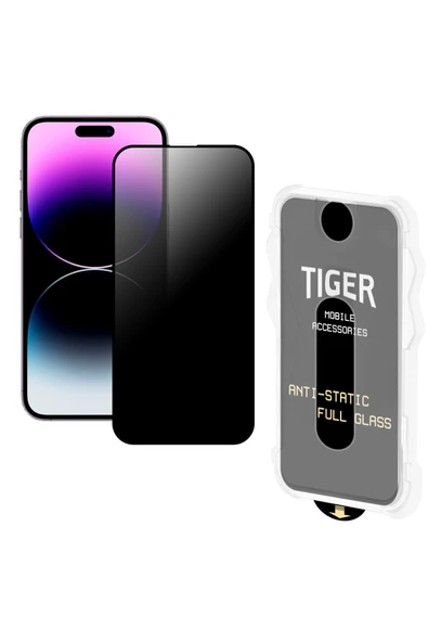 Tiger Mobile iPhone 14 Pro Max Kolay Uygulama Aparatlı 5D Magic Box Hayalet Privacy Cam Ekran Koruyucu