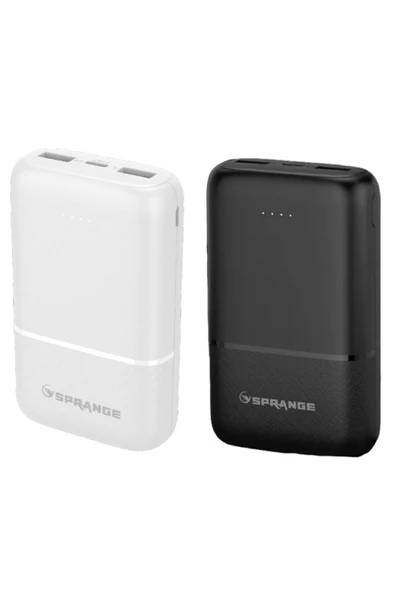 Concord Sprange SR-P12 10000mAh Cep Boy Portable Fast Charger Taşınabilir PowerBank ( Kılıf Hediyeli )