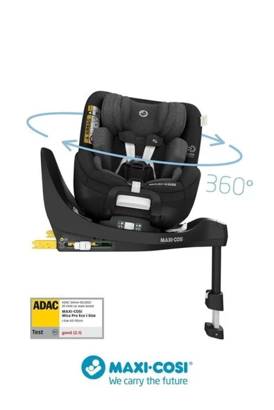 Maxi-Cosi Mica Pro Eco I-Size ADAC'lı İsofix'li 360 Dönebilir Yatabilir 0-18 Kg Bebek Oto Koltuğu