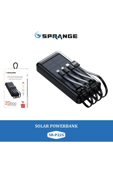 SPRANGE Sr-p22s Solar 20000 Mah Powerbank