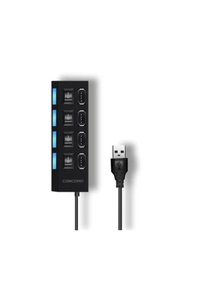 TEKNOTOK Usb Hub 2.0 (USB ÇOĞALTICI) Concord C-852