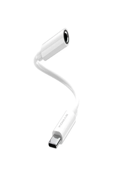 Syrox DT22T-A Type-C Uyumlu Kablolu Kulaklık Çevirici Type-C To Headphone Jack Aux Çevirici