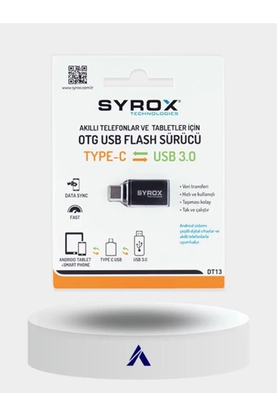 Syrox Dt13 Type-c – Usb 3.0 Otg Dönüştürücü