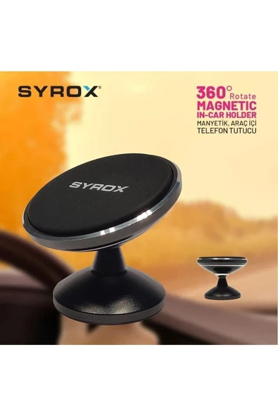 Syrox PH34 Araç içi Manyetik Telefon Tutucu