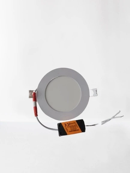 HOROZ Slim-6 6w BEYAZ Yuvarlak Led Panel Spot Beyaz Kasa 6400k Sıva Altı S.A. 220v IP20