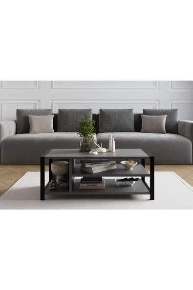 AYMOBSAN Arya Bölmeli Orta Sehpa, Kahve Sehpası