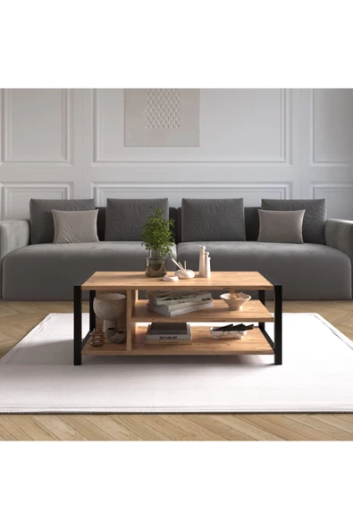 AYMOBSAN Arya Bölmeli Orta Sehpa, Kahve Sehpası