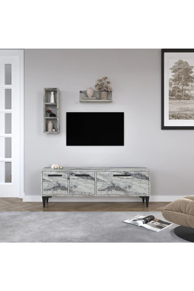 AYMOBSAN Porto Açık Raflı Tv Ünitesi