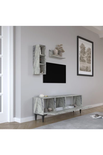 AYMOBSAN Porto Açık Raflı Tv Ünitesi - 2