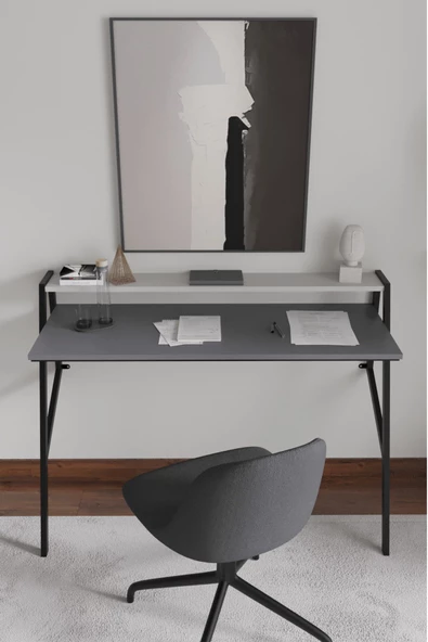 AYMOBSAN Flamingo, Metal Ayaklı, Duvara Monte, Çalışma Masası, 90 cm