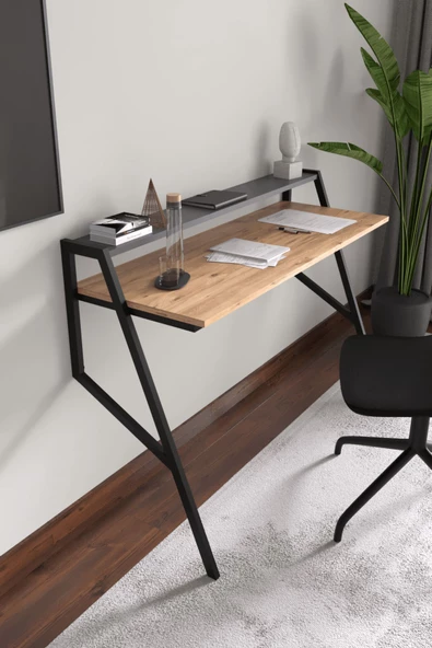 AYMOBSAN Flamingo, Metal Ayaklı, Duvara Monte, Çalışma Masası, 90 cm - 2