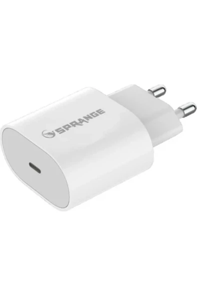 SPRANGE Samsung Galaxy S9 (Plus)   uyumlu pt18  25w  Usb-C hızlı Şarj Başlığı