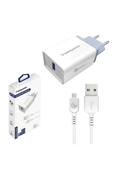 SPRANGE Vivo Y70   uyumlu T30 3.0A 23W hızlı sarj cihazı Type-C Usb Şarj Seti