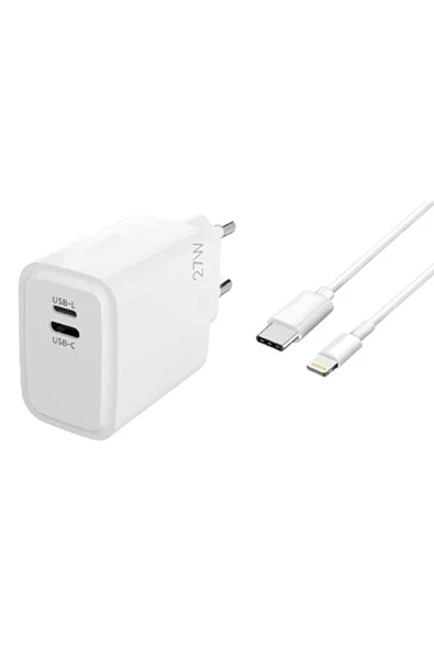 SPRANGE iPhone 15 Plus uyumlu Lightning ve Typc 27 watt Şarj Aleti