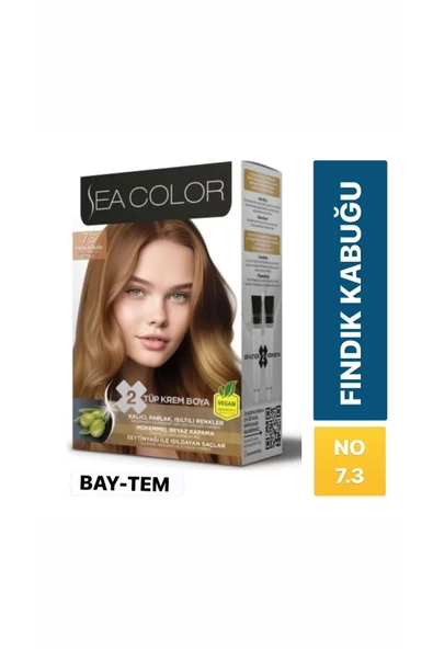 Sea Color Saç Boyası Fındık Kabuğu 7.3