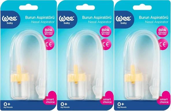 Wee Baby Burun Aspiratörü ve Temizleyici (3 Lü Set) - 1