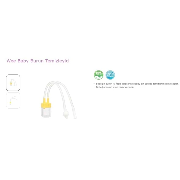 Wee Baby Burun Aspiratörü ve Temizleyici (6 Lı Set) - Resim 3