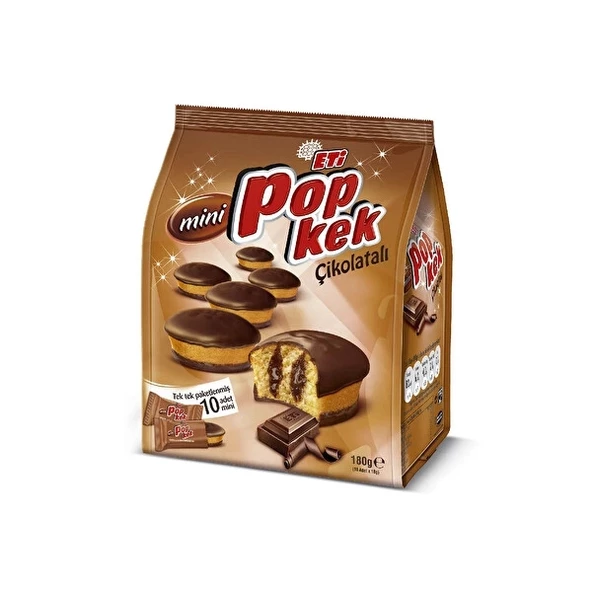 ETI POPKEK KAKAOLU MINI 180GR