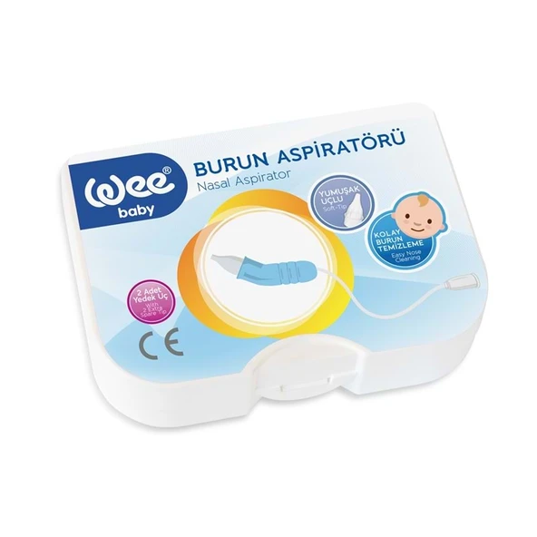 Wee Baby Burun Aspiratörü Nasal (Yeni Saklama Kabı Kutulu) (2 Li Set) (WEE162) - Resim 4