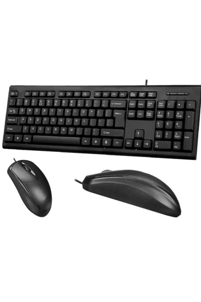 Concord C-74 Standart Kablolu Q Klavye Kablolu Mouse Türkçe