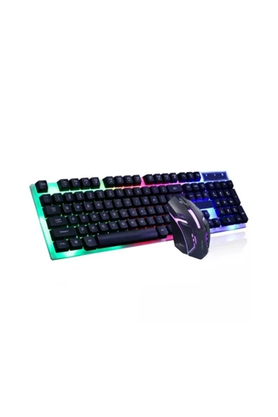 Concord 2021 Concord C-56+ Led Gaming Işıklı Oyuncu Mouse Klavye Seti Gaming Oyun