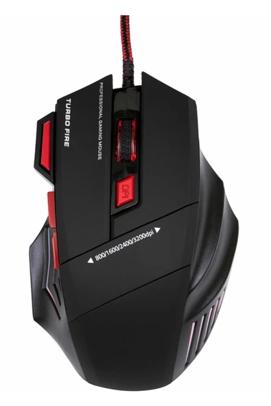 ProDepo Concord Profesyonel Gaming Kablolu Mouse (A-9s)-red